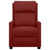vidaXL Električni masažni stol vinsko rdeča umetno usnje