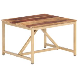 vidaXL Stranska mizica 60x60x40 cm trden palisander
