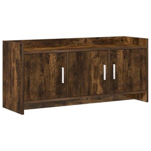 vidaXL TV omarica 102 x 33 x 47 cm Dimljen hrast Inženirski les
