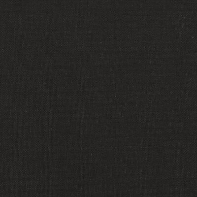 vidaXL Stolček črna tkanina iz mikrovlaken