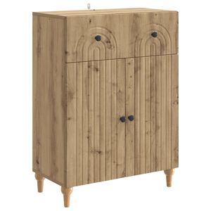 vidaXL Strani &scaron;al Artisan hrast 66 x 34,5 x 90 cm Inženirski les