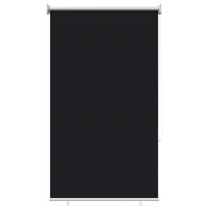 vidaXL Zunanje rolo senčilo UV za&scaron;čita Črna 100 x 230 cm (&Scaron; x V)