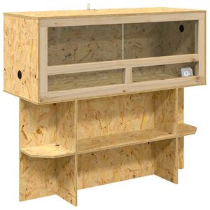 vidaXL Terarij Rjava 100 x 40 x 90 cm OSB