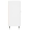 vidaXL Komoda bela 90x34x80 cm konstruiran les