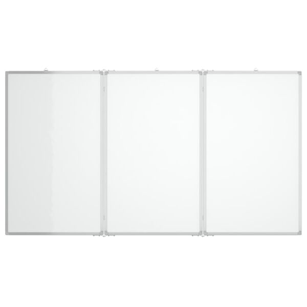 vidaXL Magnetna tabla zložljiva 120x80x1,7 cm aluminij