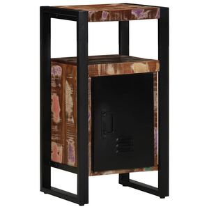vidaXL Kopalni&scaron;ka omarica Rjava 40 x 35 x 75 cm Trdna obnovljena les
