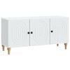 vidaXL TV omarica Bela 99 x 34,5 x 50 cm Inženirski les