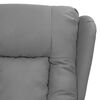 vidaXL Počivalnik sivo umetno usnje