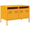 vidaXL TV omarica gorčično rumena 68x39x43,5 cm hladno valjano jeklo