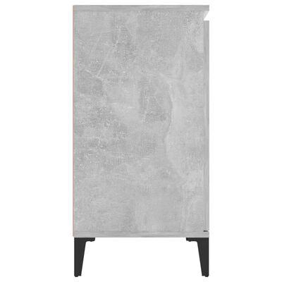 vidaXL Komoda betonsko siva 104x35x70 cm iverna plošča
