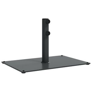 vidaXL Podstavek za senčnik za &Oslash;32/38/48 mm palice 15 kg pravokoten