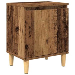 vidaXL Nočna omarica Star les 40 x 30 x 50 cm Konstruiran les