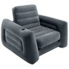 Intex Raztegljiv stol 117x224x66 cm temno siv