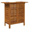vidaXL Barska miza 110x50x105 cm trden akacijev les