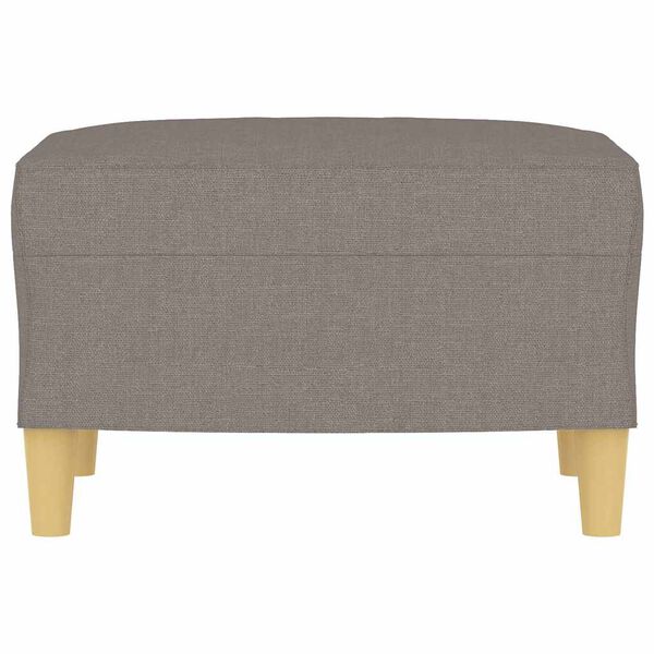 vidaXL Stolček za noge taupe 60x50x41 cm blago