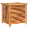 vidaXL Vrtna &scaron;katla za shranjevanje 60x50x56 cm trden akacijev les