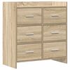 vidaXL Strani &scaron;al Sonoma hrast 75 x 33 x 80 cm Inženirski les