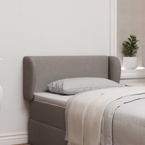 vidaXL U&scaron;esni vzglavnik Taupe 40 x 23 x 6 cm blago