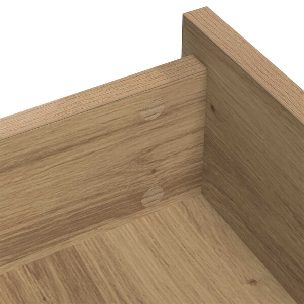 vidaXL Lepljiva za&scaron;čita vijakov 2 pcs Umetni hrast &Oslash; 20 x 0,5 mm