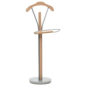 vidaXL Stojalo za obleke 45x35x107 cm naravne barve