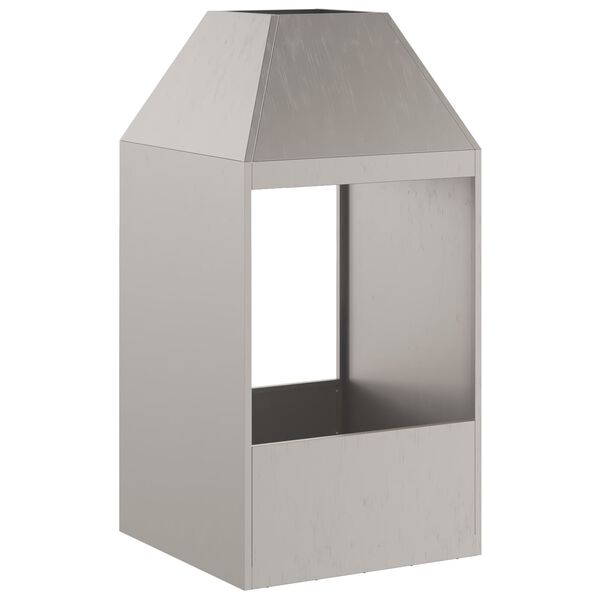 vidaXL Ogenj Rjava 50 x 50 x 100 cm Jeklo