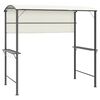 vidaXL Paviljon s streho 220x110x200 cm krem