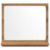 vidaXL Kopalniška omarica z ogledalom artisan hrast 40x11x37 cm