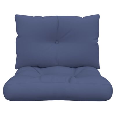 vidaXL Blazine za kavč iz palet mornarsko modre 60x38x13 cm