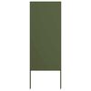 vidaXL Zaslon za zasebnost v vrtu Ureznine Olivno zelena 50 x 140 cm