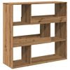 vidaXL Knjižna omara/pregrada artisan hrast 100x33x94,5 cm