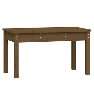 vidaXL Vrtna klop medeno rjava 80x44x45 cm trdna borovina