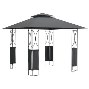 vidaXL Paviljon s streho antracit 300x300x270 m jeklo