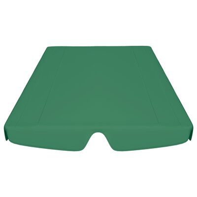 vidaXL Streha za vrtno gugalnico zelena 150/130x105/70 cm