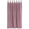 vidaXL Zatemnitvene zavese 2 pcs Temno roza 140 x 175 cm Žamet