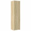 vidaXL Visoka omara sonoma hrast 45x42,5x185 cm inženirski les