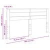 vidaXL Vzglavje Sonoma hrast 180 cm Konstruiran les
