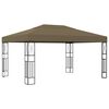 vidaXL Paviljon 3x4 m taupe blago
