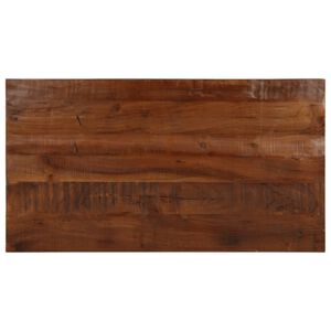 vidaXL Mizna plo&scaron;ča 110x50x2,5 cm pravokotna trden predelan les