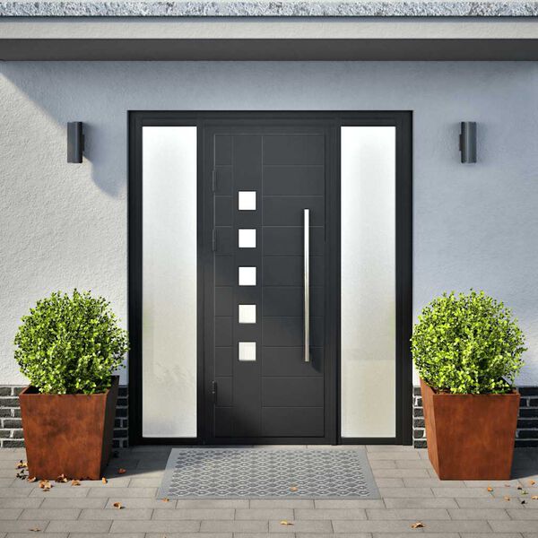 vidaXL Garden Planters 2 kosa 50x50x50 cm Weathering Steel