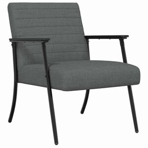 vidaXL fotelj Temno siva 59 x 75 x 78 cm blago