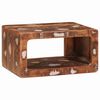 vidaXL Nočna omarica Rjava 45 x 30 x 24 cm Trdna obnovljena les
