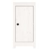 vidaXL Komoda 2 kosa bela 39x35x80 cm trdna borovina