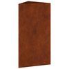 vidaXL Vrtno korito 40x34,5x75 cm corten jeklo
