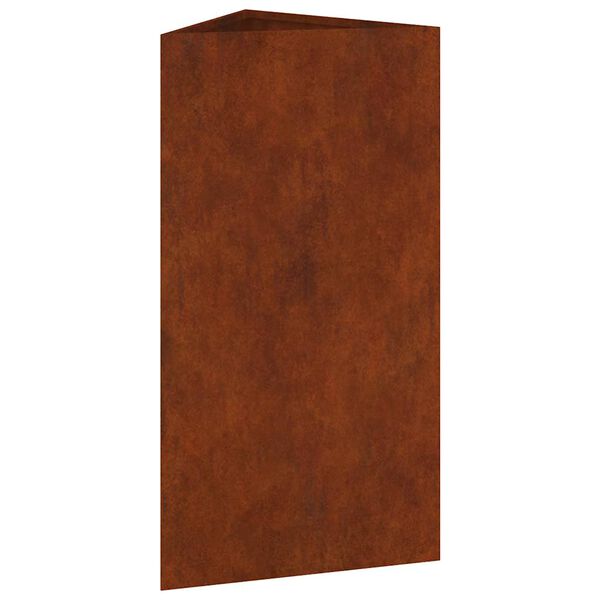 vidaXL Vrtno korito 40x34,5x75 cm corten jeklo