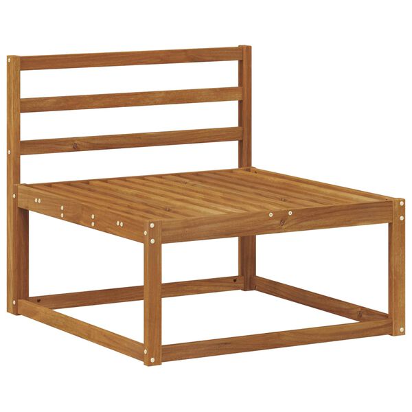 vidaXL Zunanja garnitura za sedenje 5 pcs Naravna Masiven les akacije