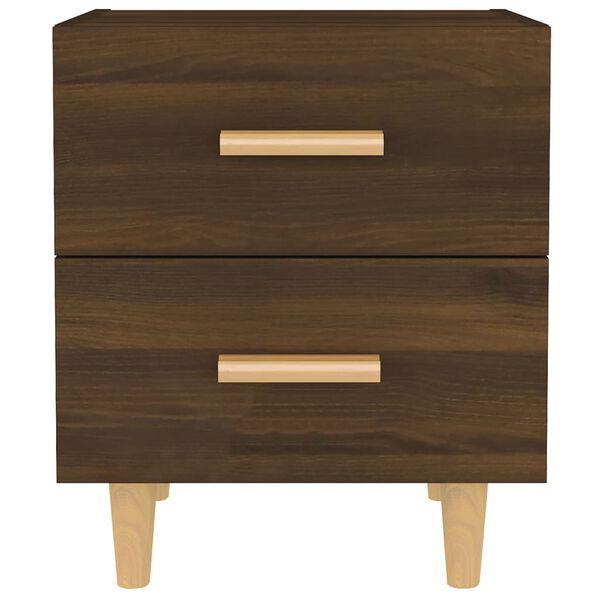 vidaXL Nočna omarica 2 kosa rjavi hrast 40x35x47,5 cm