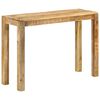 vidaXL Konzolna mizica 110x35x76 cm robusten mangov les