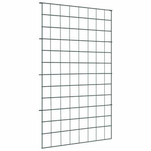 vidaXL Komplet ograje za ribnik 8 kos 50 x 80 cm Jeklo Zelena