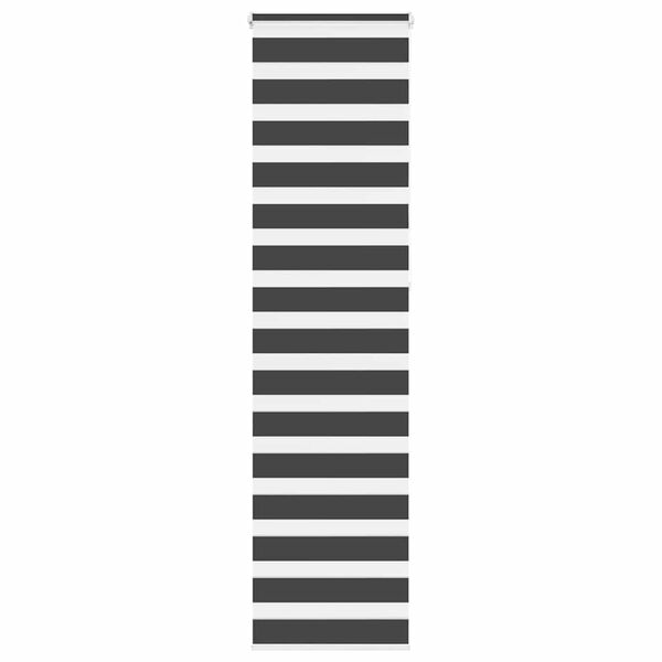 idaXL Zebra senčilo črna 60x230 cm tkanina &scaron;irina 55,9 cm poliester