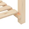 vidaXL Vrtni lonček s polico Bež 161 x 43 x 76.5 cm Trdi smrekov les